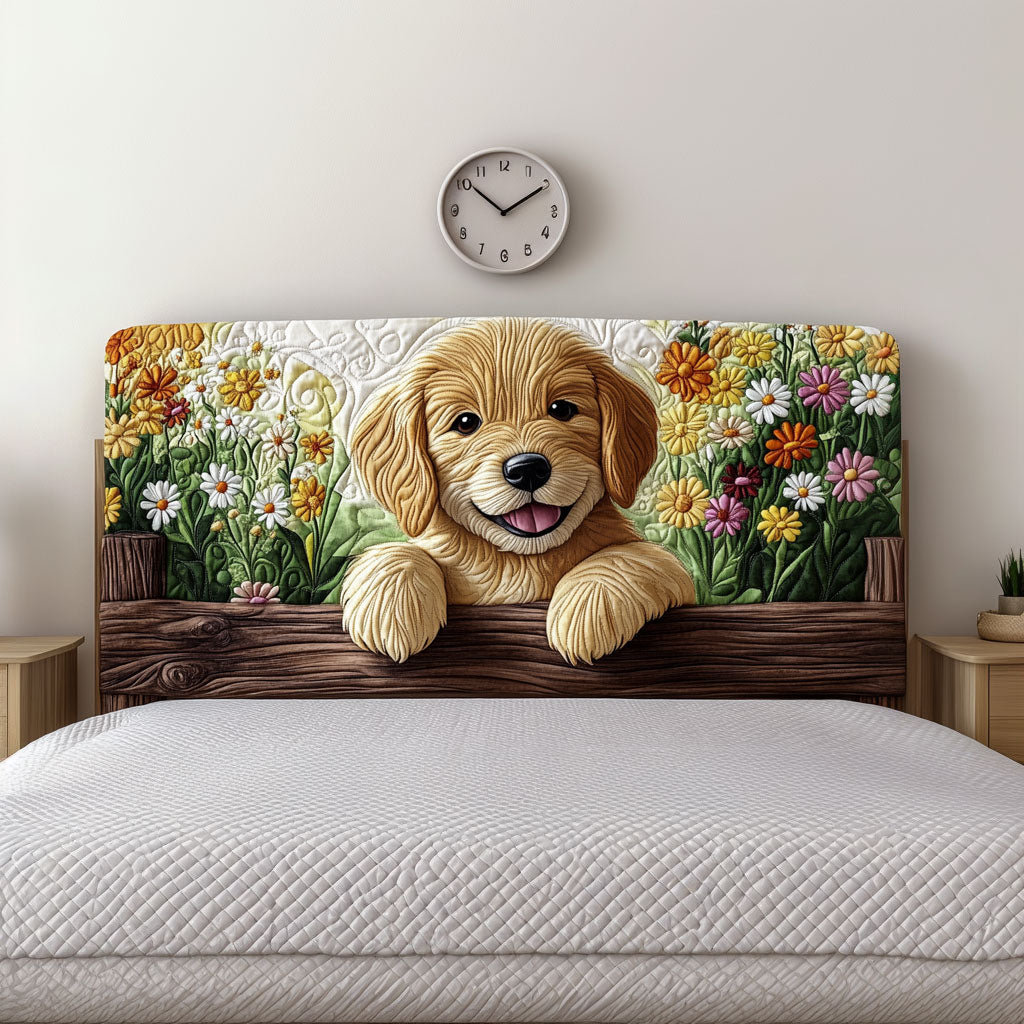 Playful Dog QA0801003CL Quilted Headboard Slipcover
