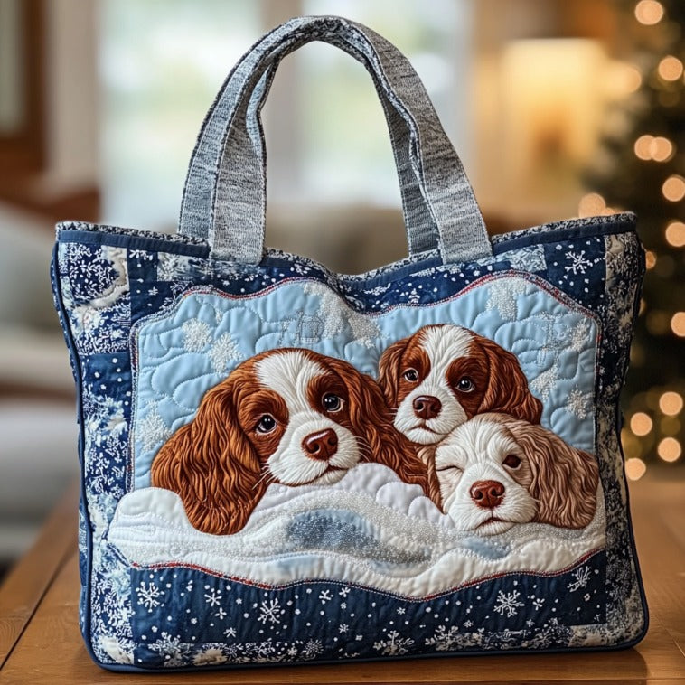 Winter Cavaliers XR1910002CL Quilted Tote Bag