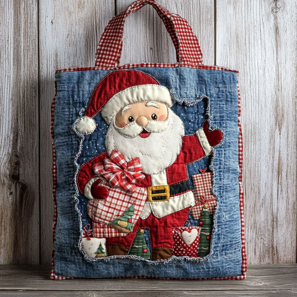 Country Santa WN0801016CL Quilted Tote Bag
