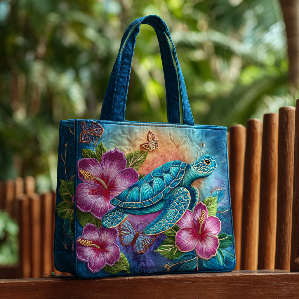 Tropical Dreamy XR0212013CL Quilted Tote Bag