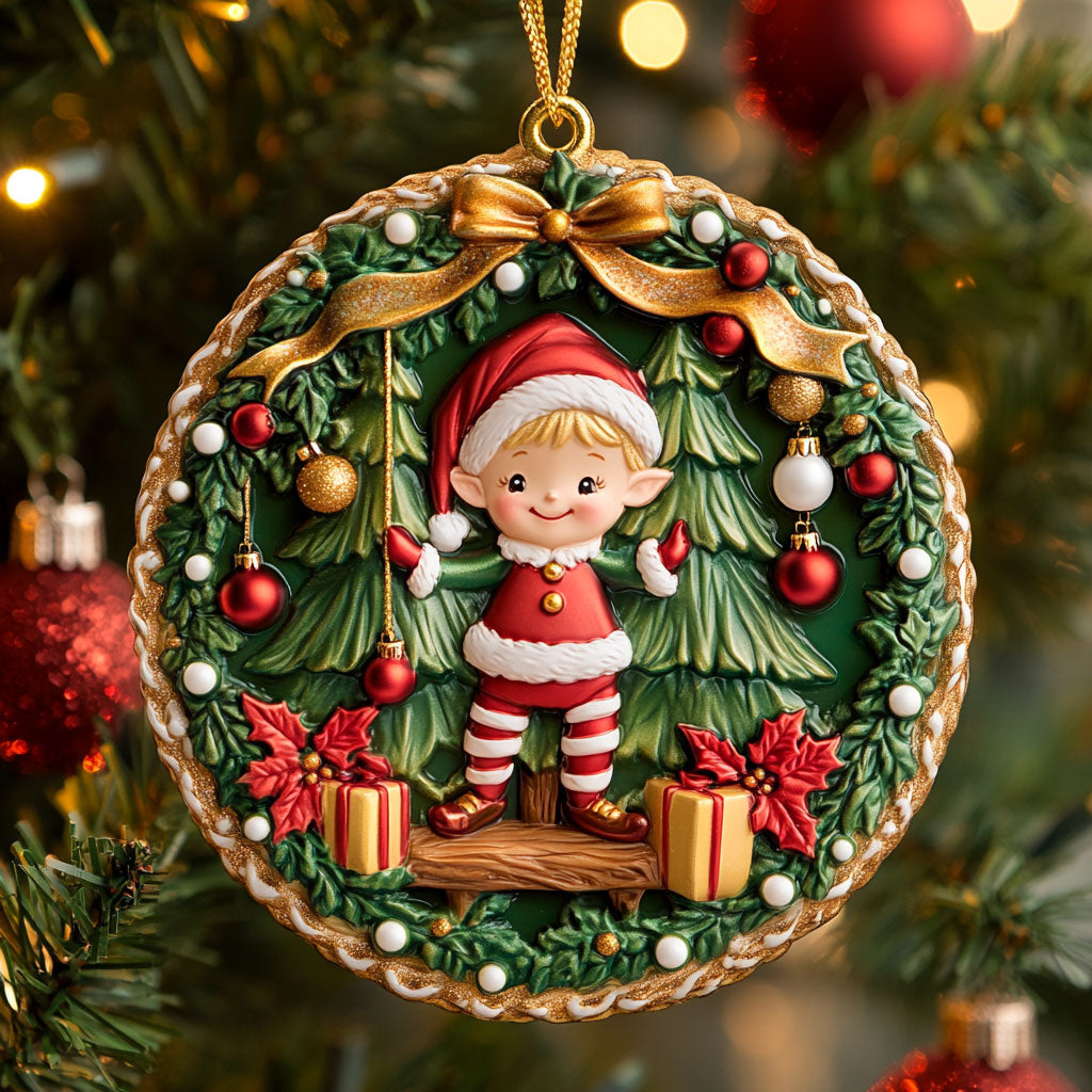 Christmas Elf CW1610043CL Christmas Ornament