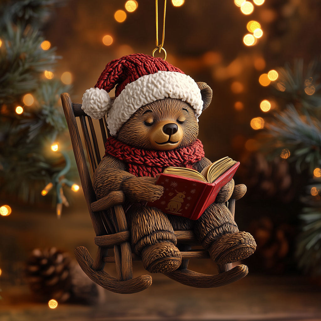 Relaxing Christmas Bear LT1710024CL Christmas Ornament