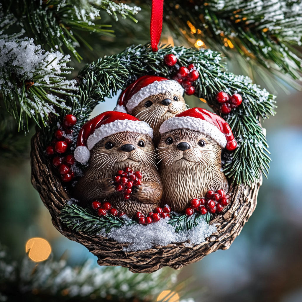 Gifted Otter WN2510014CL Christmas Ornament