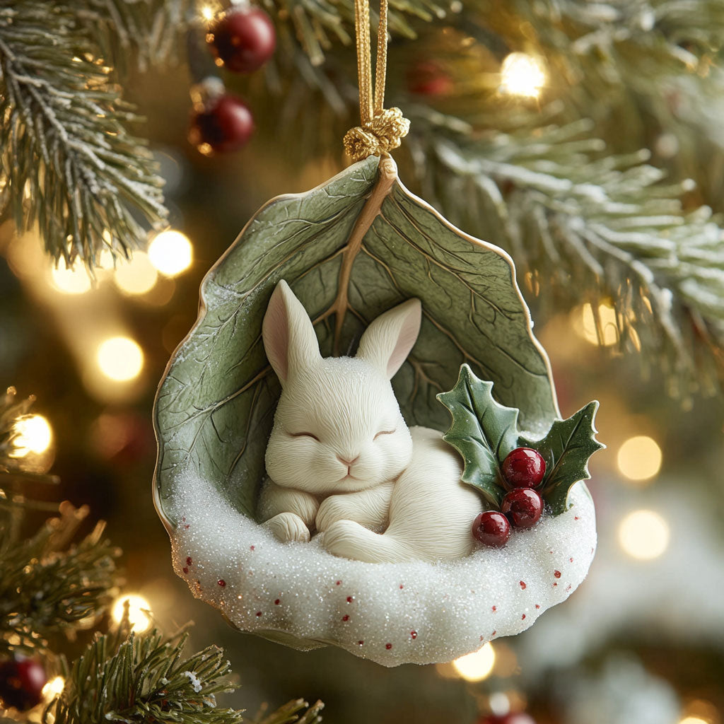 Cozy Leaf CP0312006CL Christmas Ornament
