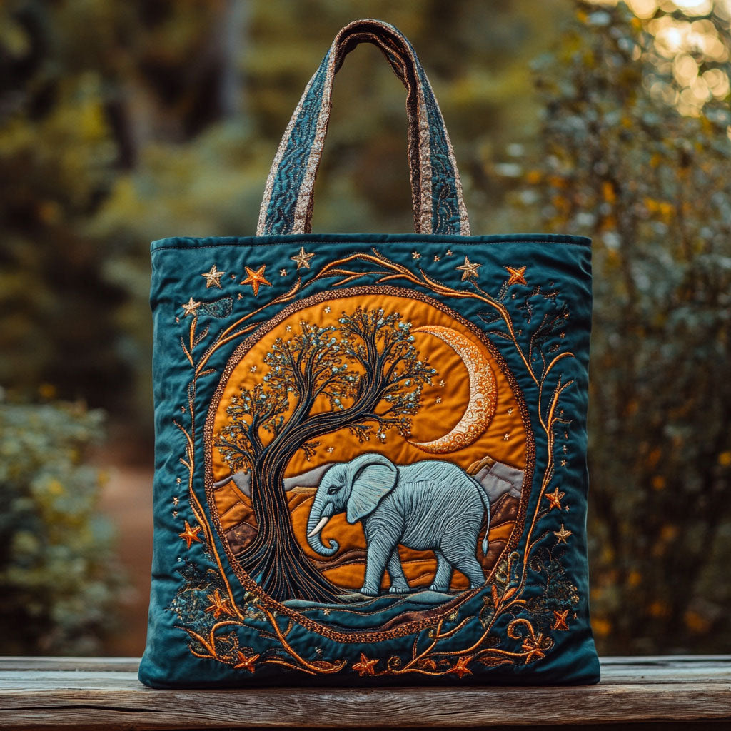 Spirit Of Elephant WN1010056CL Quilted Tote Bag