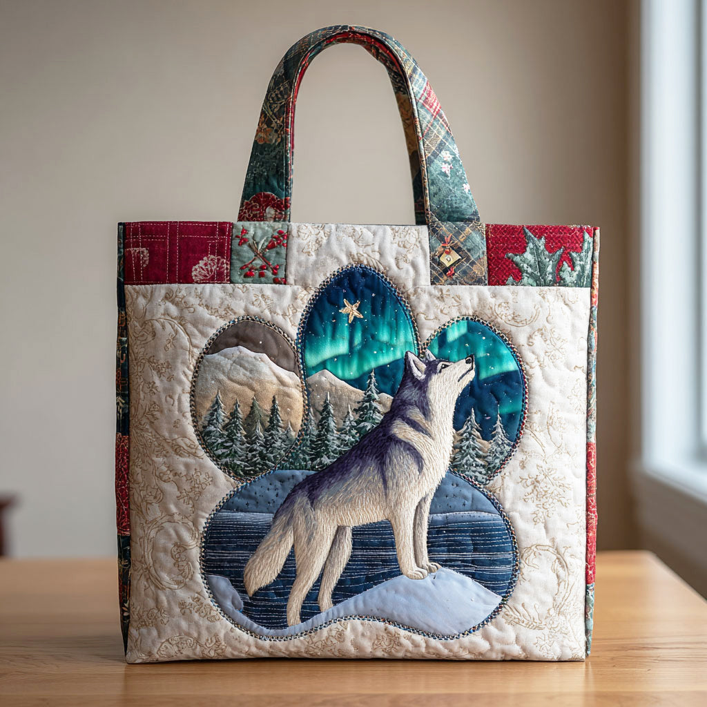 Winter Husky CW0611050CL Quilted Tote Bag