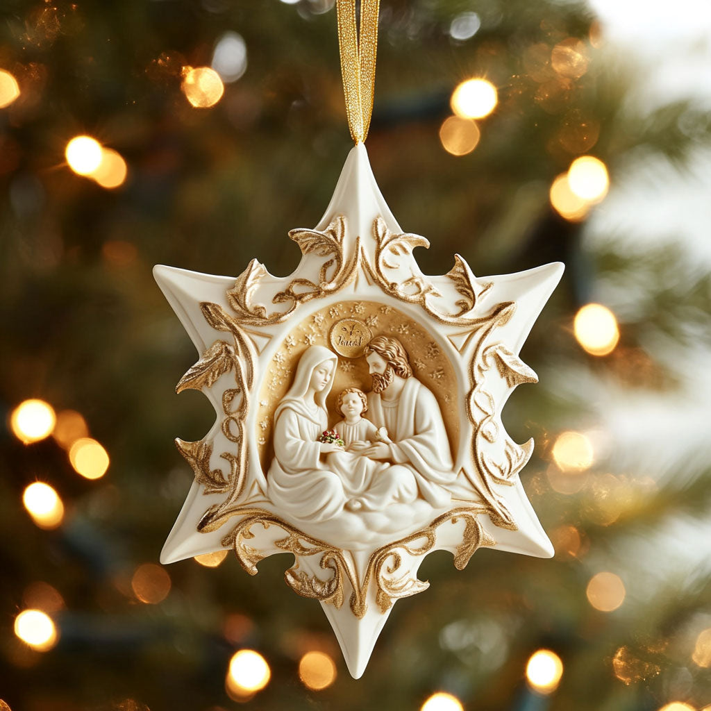 Faith Star CP0112104CL Christmas Ornament