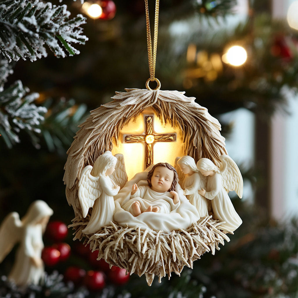 Divine Cradle CP0412092CL Christmas Ornament