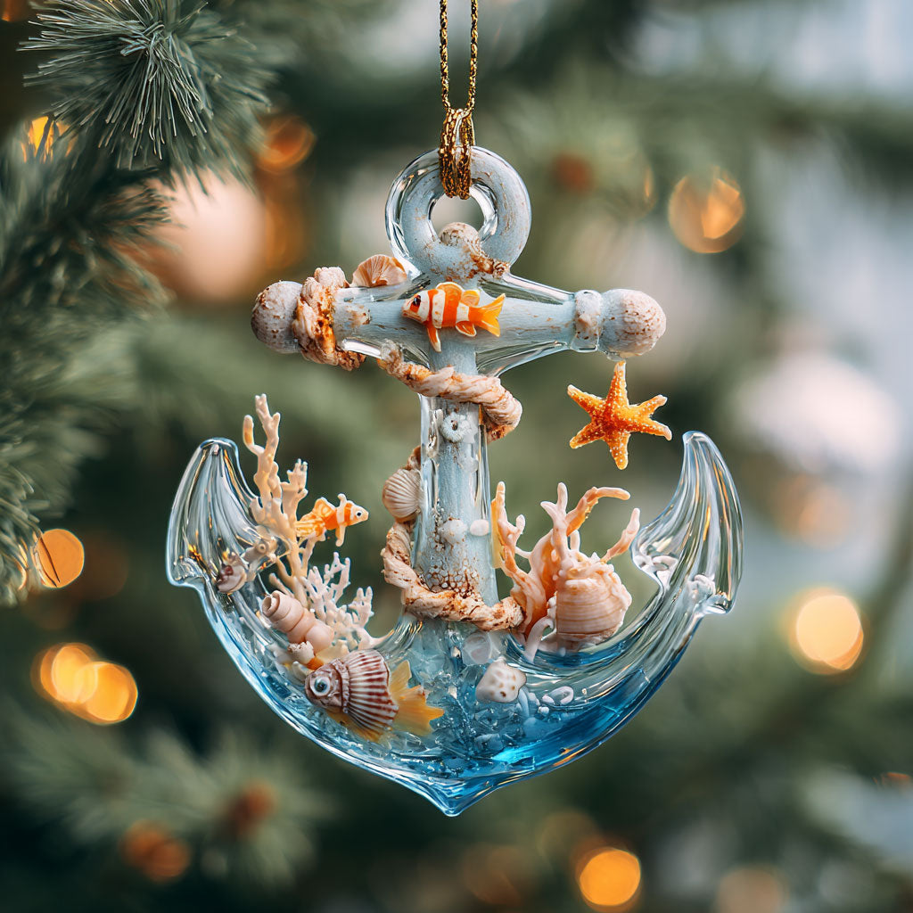 Tide Anchor CP0412009CL Christmas Ornament
