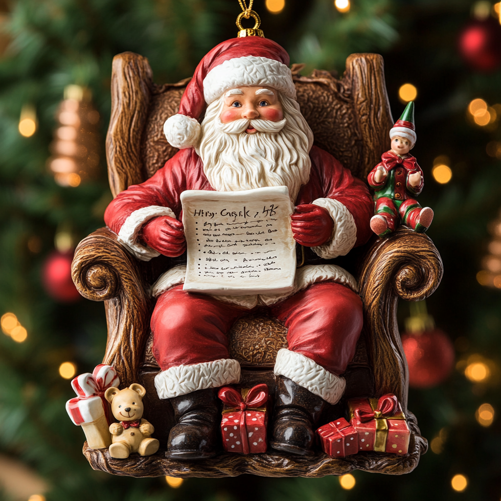 Holiday Reading CP2811013CL Christmas Ornament