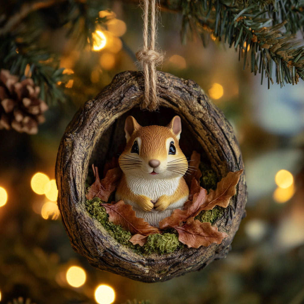 Christmas Chipmunk WN2411012CL Christmas Ornament