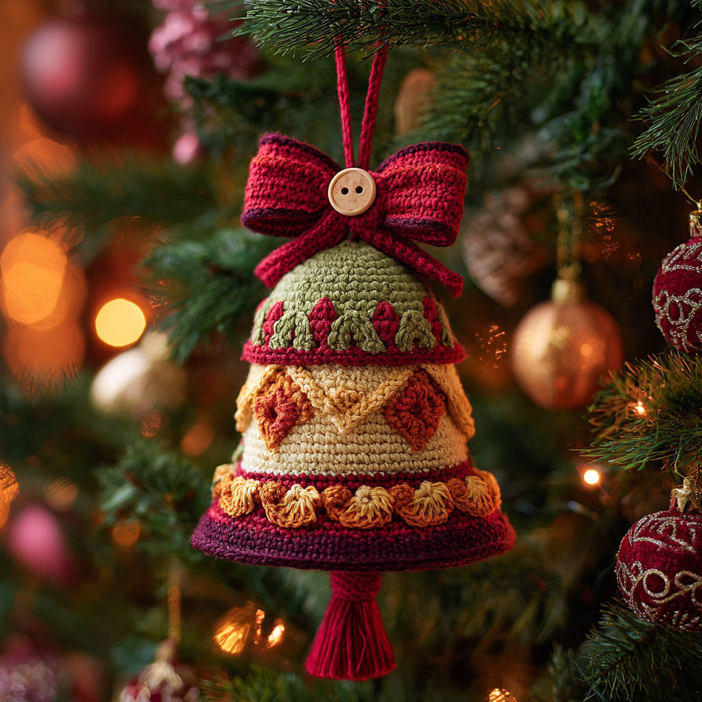Festive Bell CW2911008CL Christmas Ornament