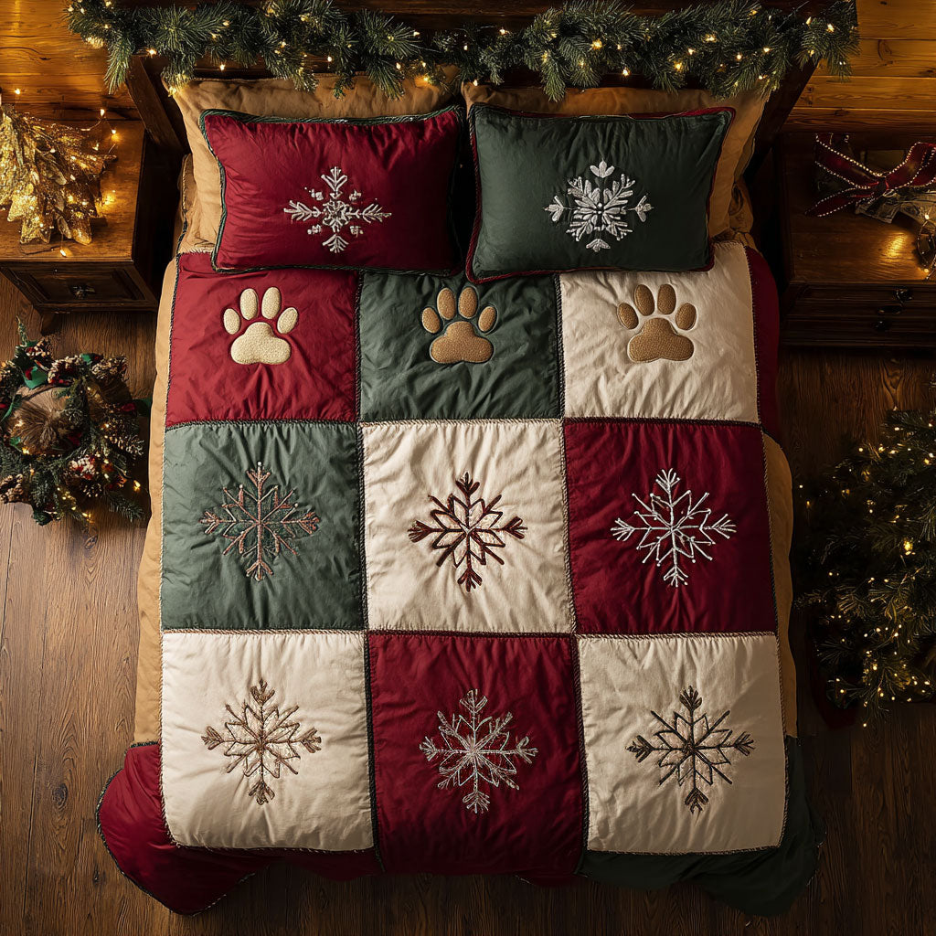 Festive Paw Charm CW0511038CL Duvet Cover Set