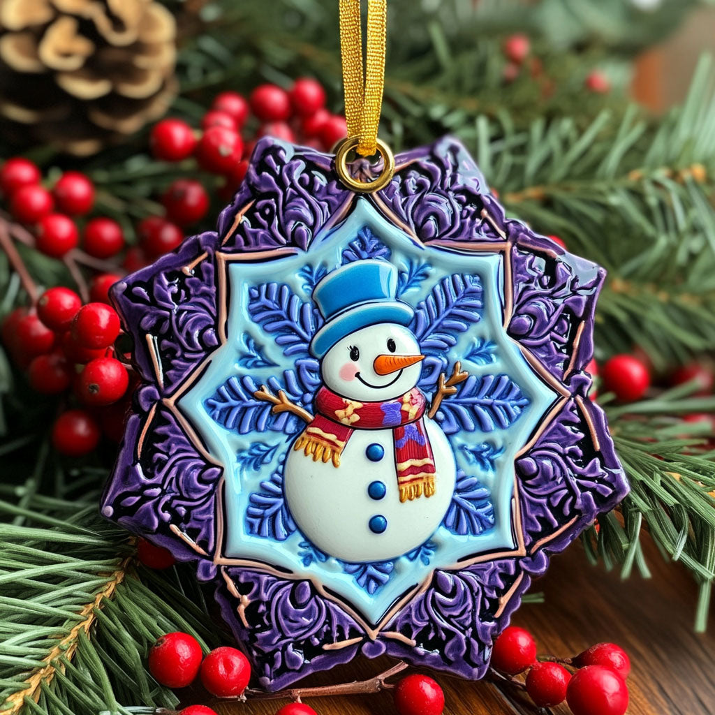 Sparkle Snowman Light WN1510088CL Christmas Ornament