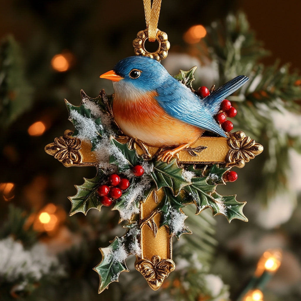Serene Bluebird WN2710053CL Christmas Ornament
