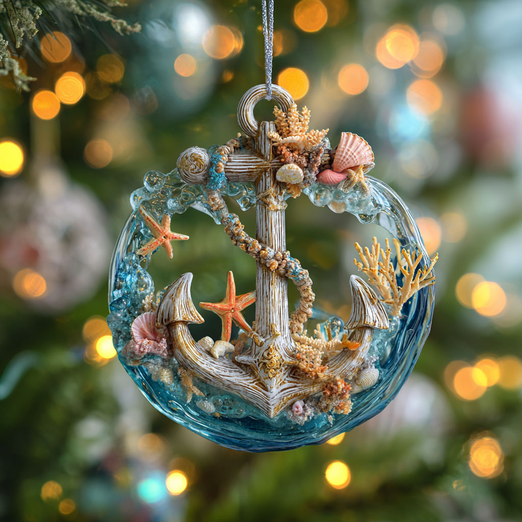 Anchor Reef CP0412008CL Christmas Ornament
