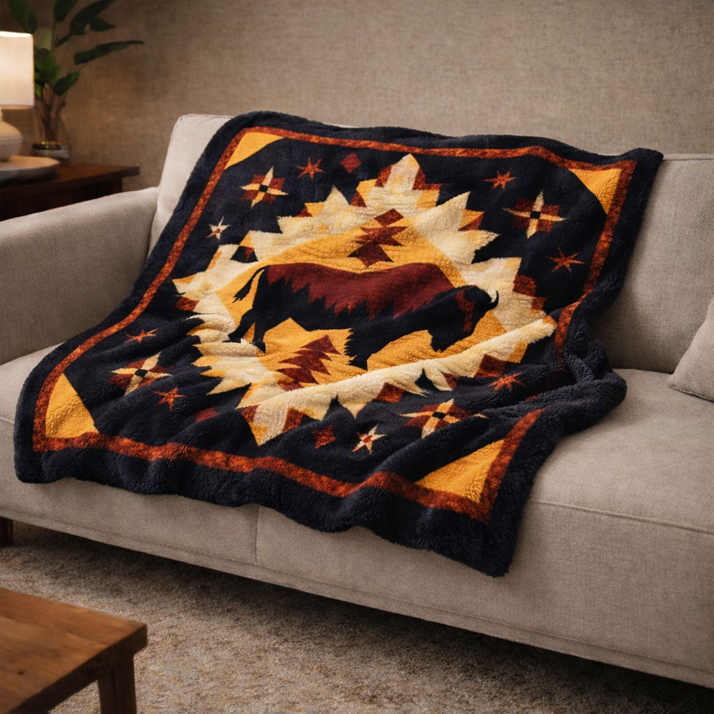 Spirit Bison KL2801005CL Faux Fur Throw Blanket