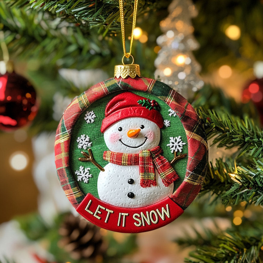 Frosty Snowman Night WN1510052CL Christmas Ornament