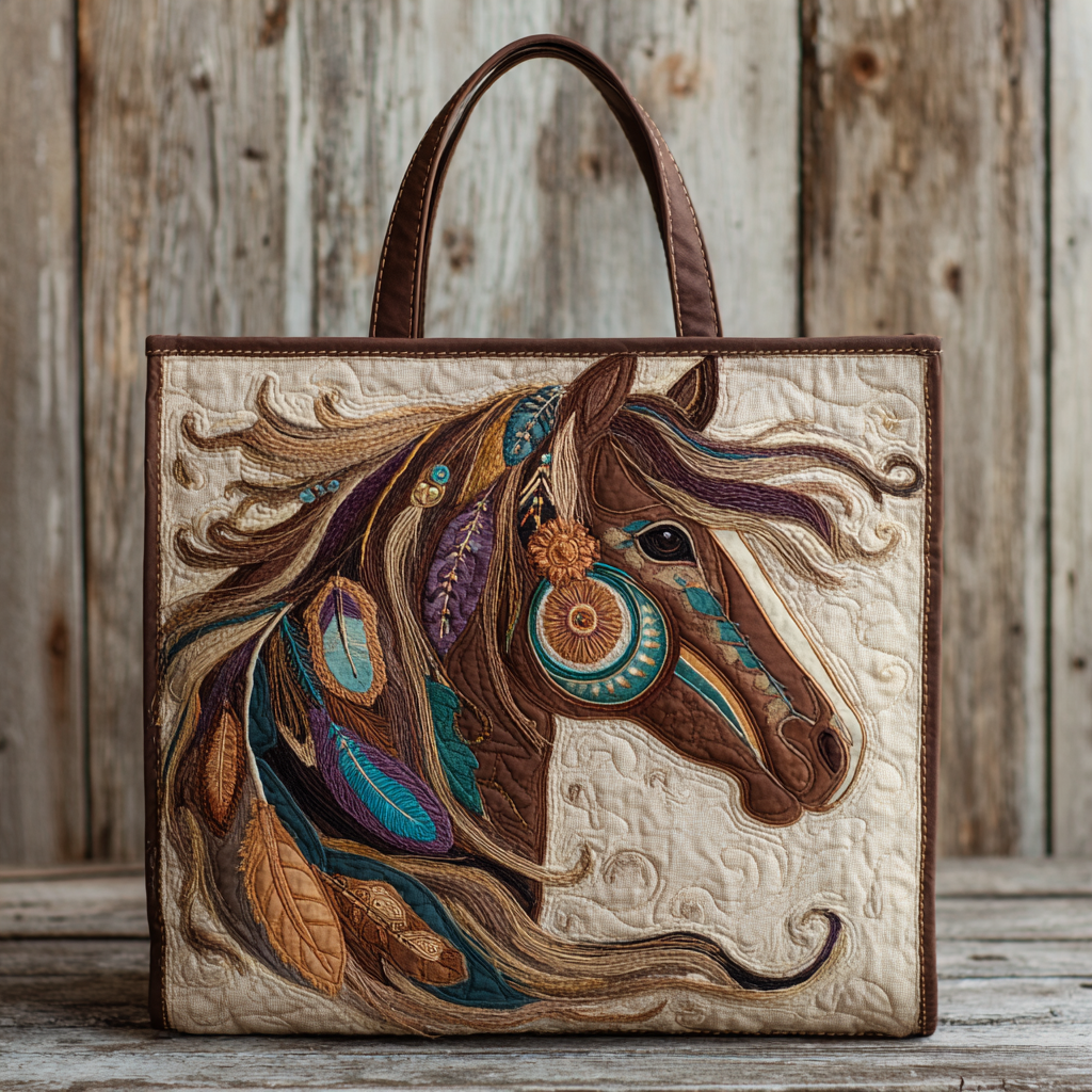 Tribal Soul XR0212030CL Quilted Tote Bag