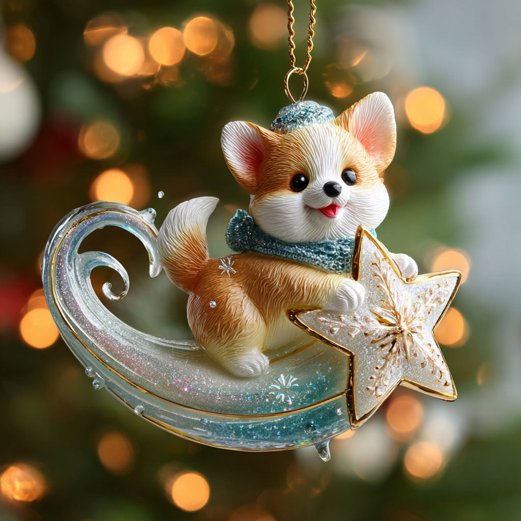 Star Corgi CP0912011CL Christmas Ornament
