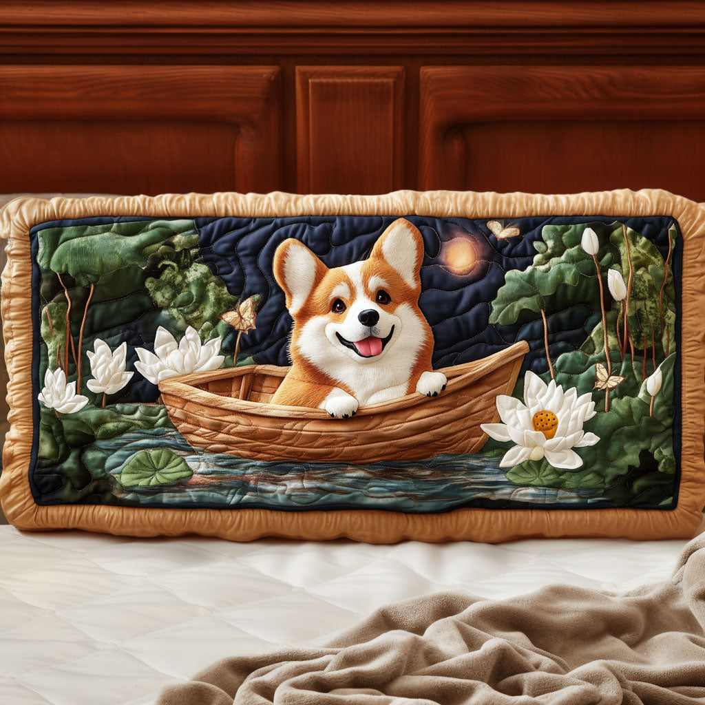 Dream Lake Corgi KL0901024CL Quilted Headboard Slipcover