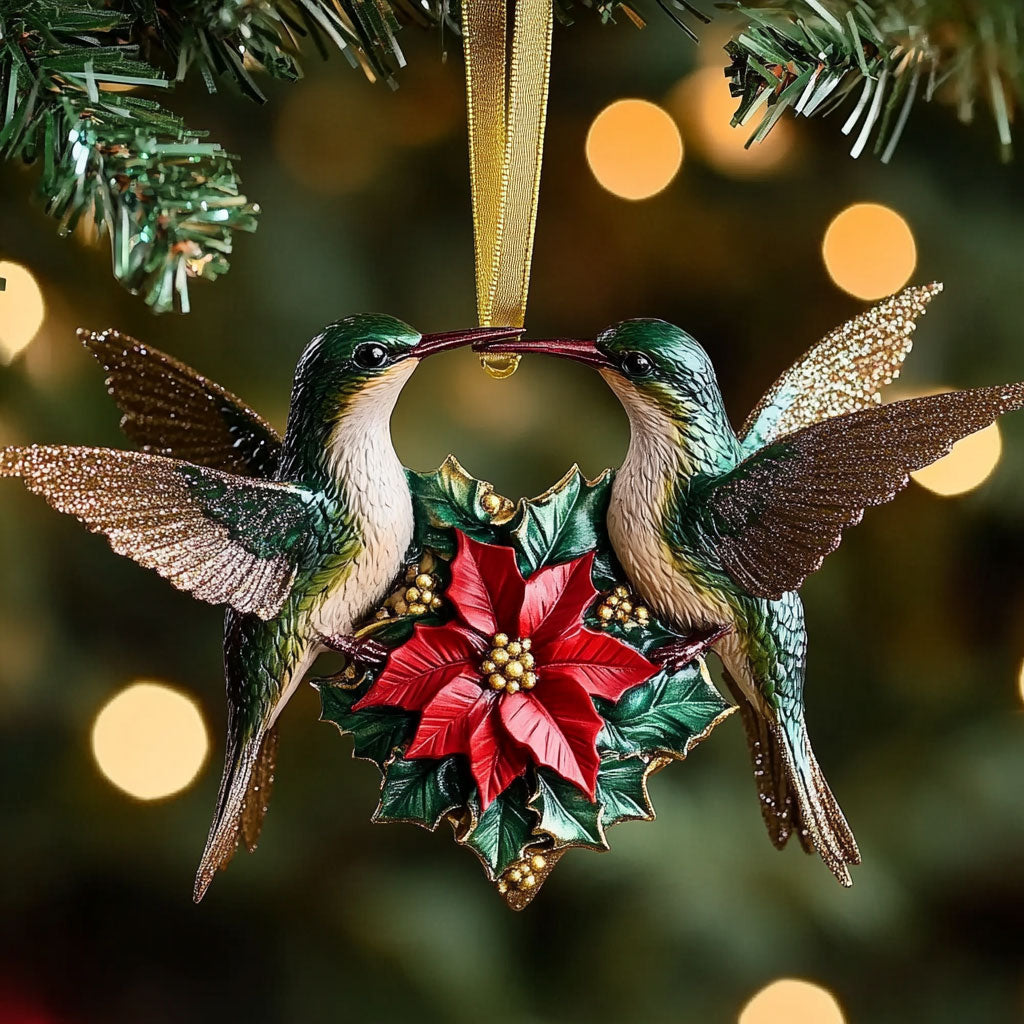 Winter Glow Hummingbird WN1512065CL Christmas Ornament