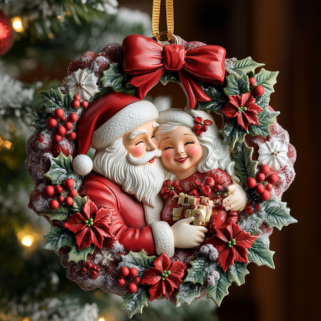Santa Claus Love CW0112051CL Christmas Ornament