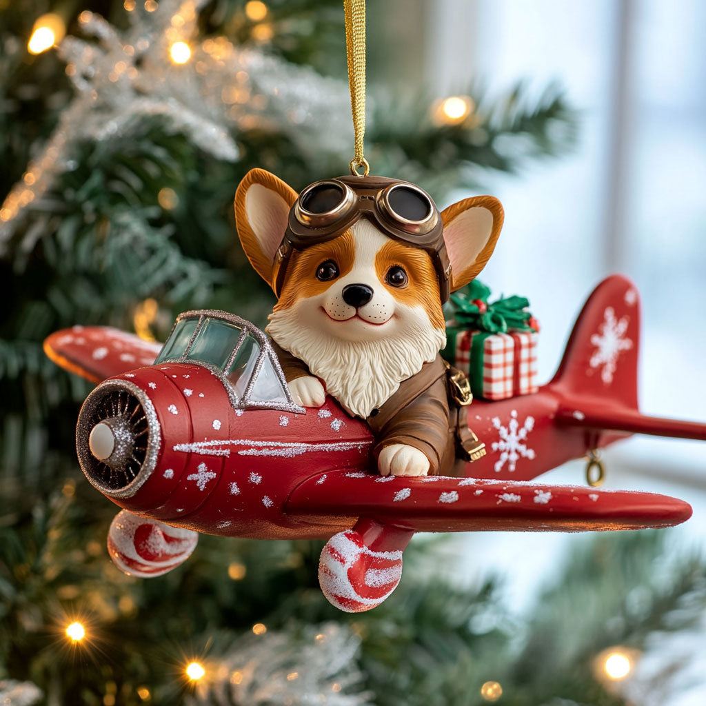 Corgi Jet CP2411085CL Christmas Ornament