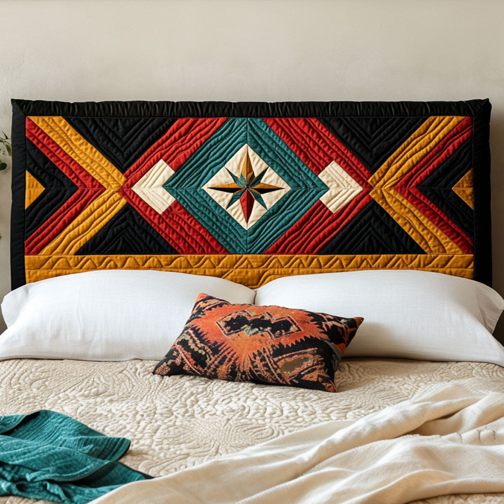 Tribal Pattern KL0901030CL Quilted Headboard Slipcover