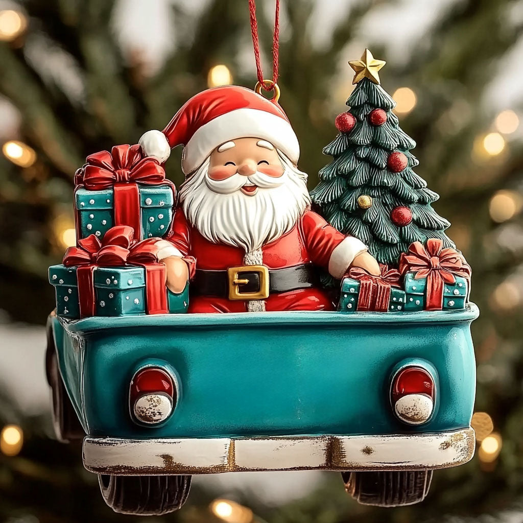 Gifted Santa WN2510015CL Christmas Ornament