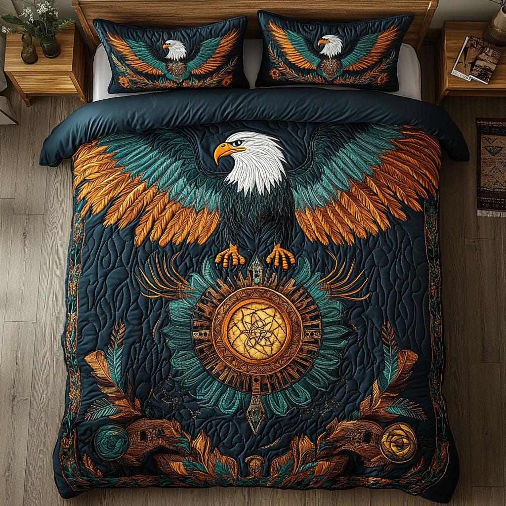 Tribal Bald Eagle CW0901028CL Duvet Cover Set