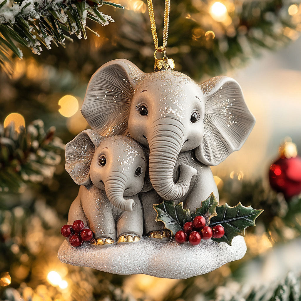 Elephant Heart CP0412058CL Christmas Ornament