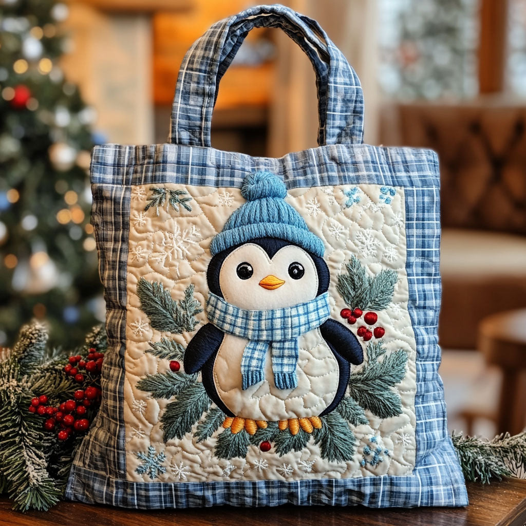 Frost Penguin CW3110024CL Quilted Tote Bag