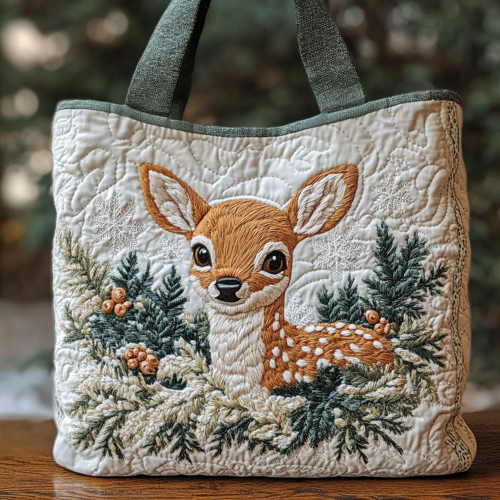 Forest Haven CP0112191CL Quilted Tote Bag