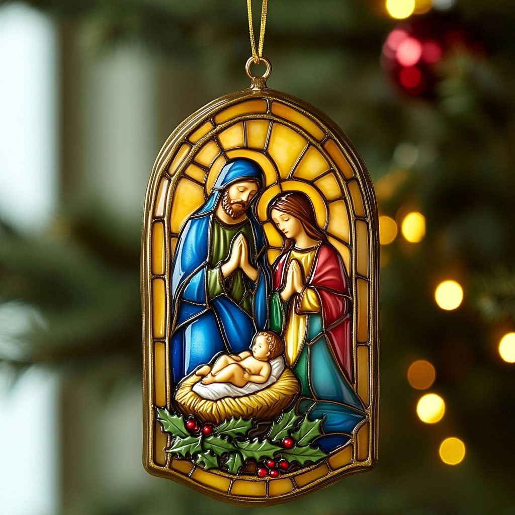Nativity Glow CP0412096CL Christmas Ornament