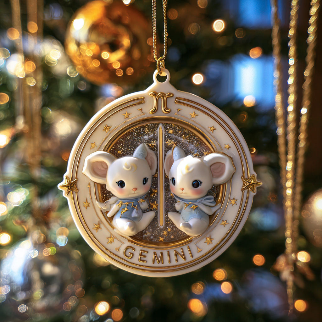 Gemini Twins CP0912105CL Christmas Ornament