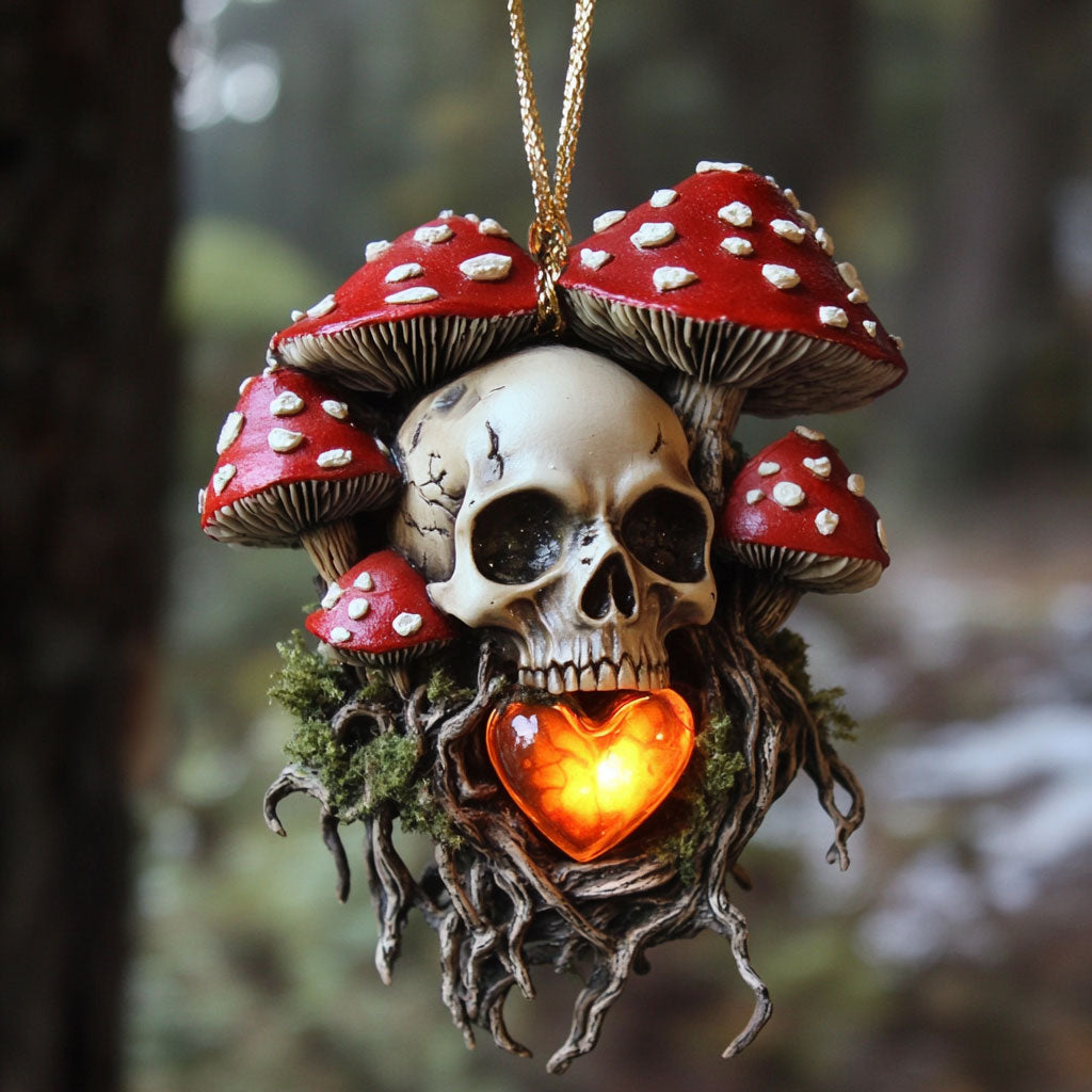 Dream Bloom Skull WN2810020CL Christmas Ornament