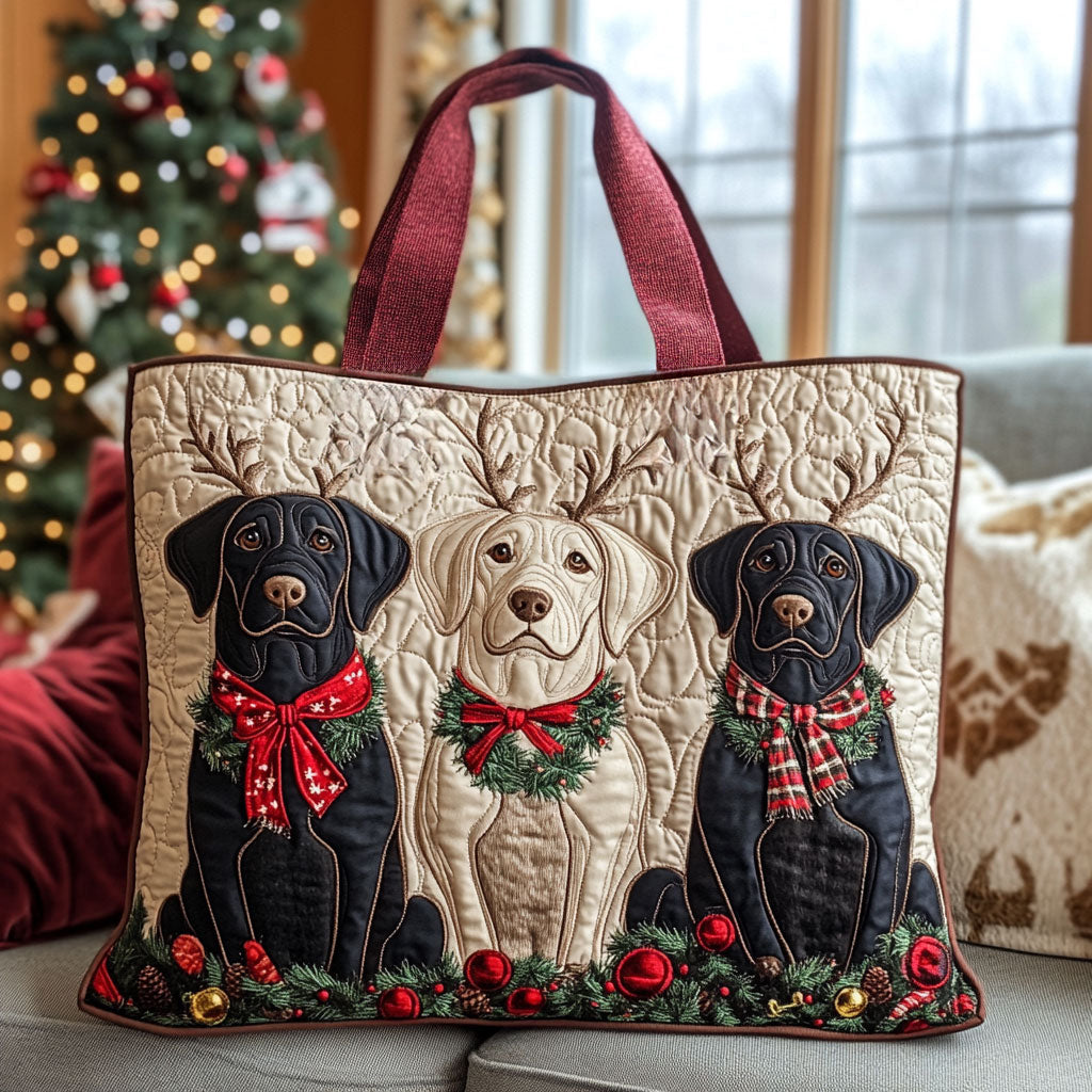 Winter Smile Labrador WN1710108CL Quilted Tote Bag