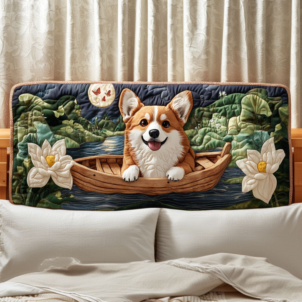Dream Lake Corgi KL0901022CL Quilted Headboard Slipcover
