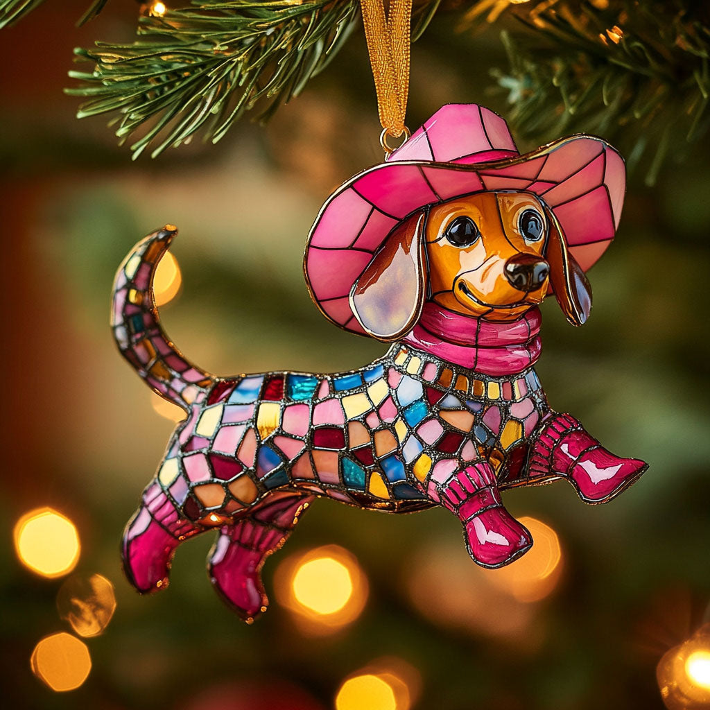 Dachshund Glow WN1510033CL Christmas Ornament