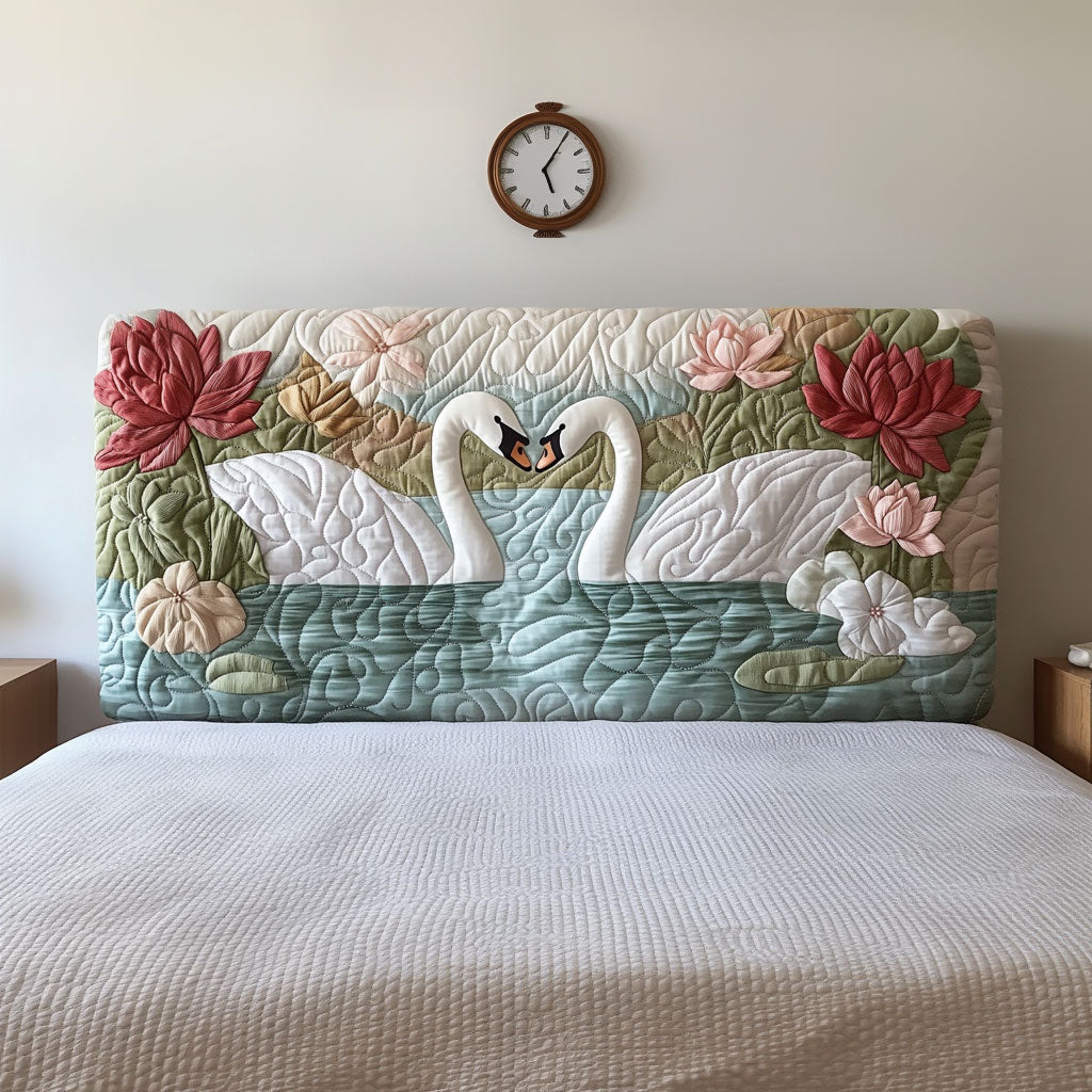 Swan Couple QA1201043CL Quilted Headboard Slipcover