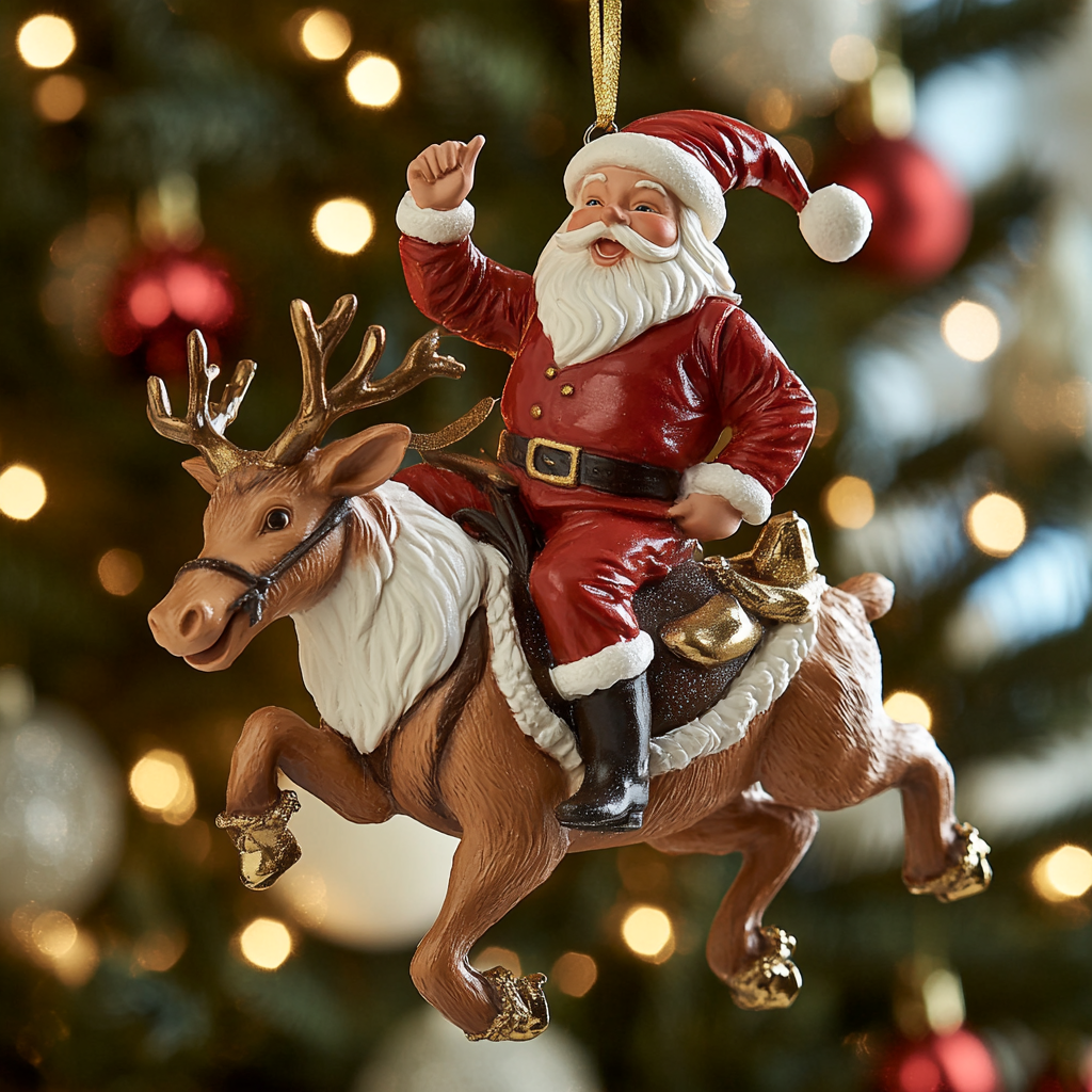 Festive Ride CP2811018CL Christmas Ornament