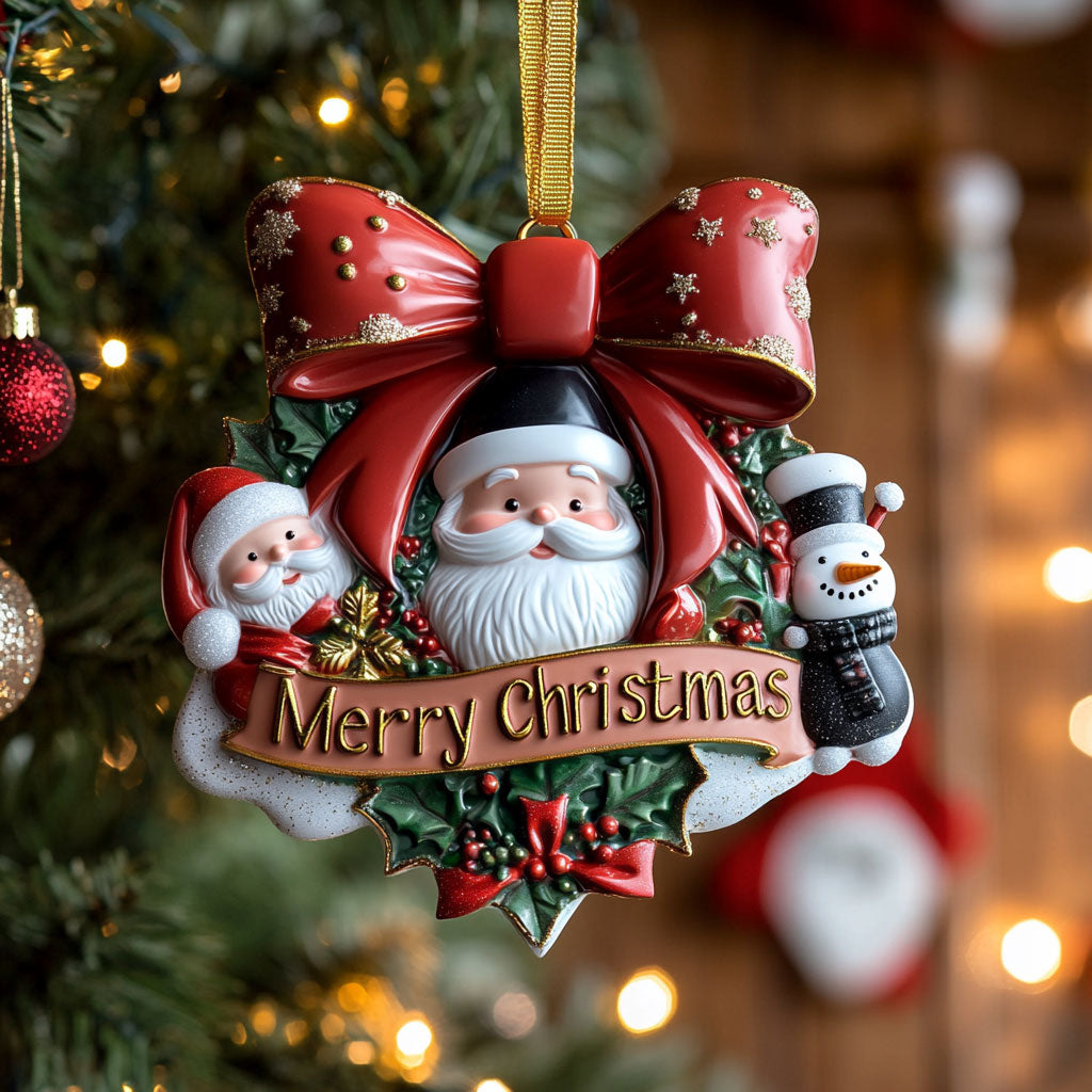 Santa Friend Charm CW0212048CL Christmas Ornament