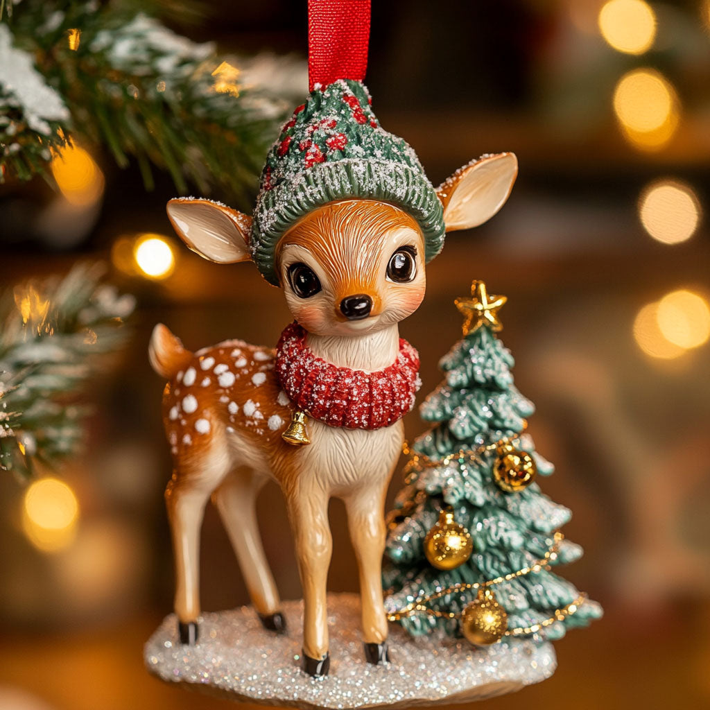 Christmas Deer Cheer CW1410038CL Christmas Ornament