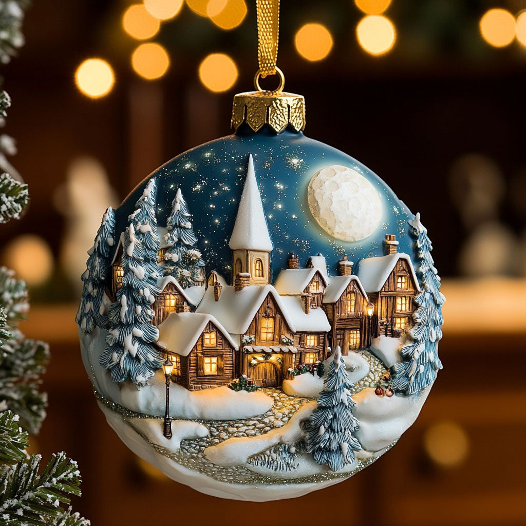 Silent Night CW2510053CL Christmas Ornament