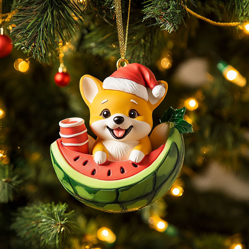 Corgi Sweet Joy WN1610066CL Christmas Ornament
