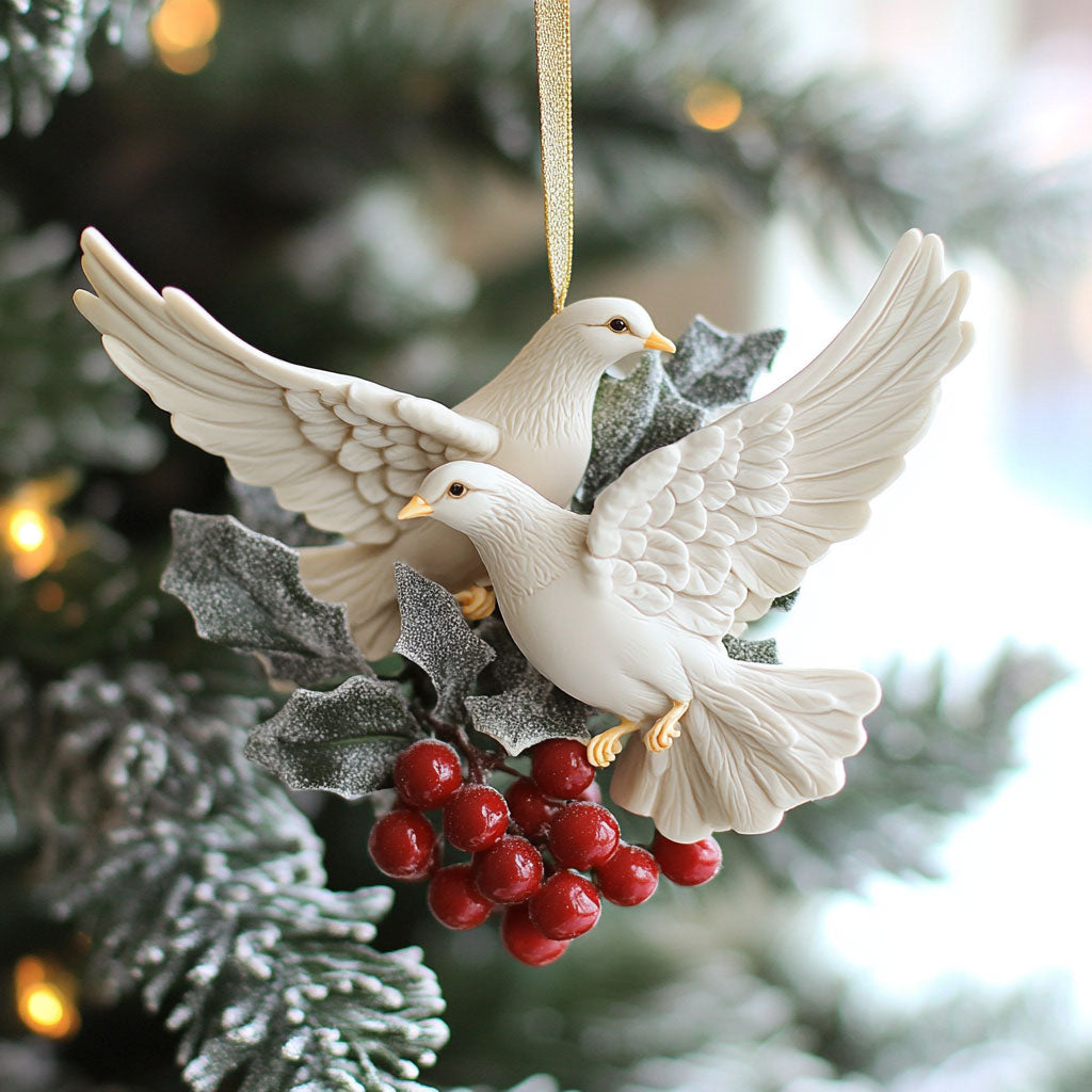 Turtle Dove of Friendship XK1710016CL Christmas Ornament