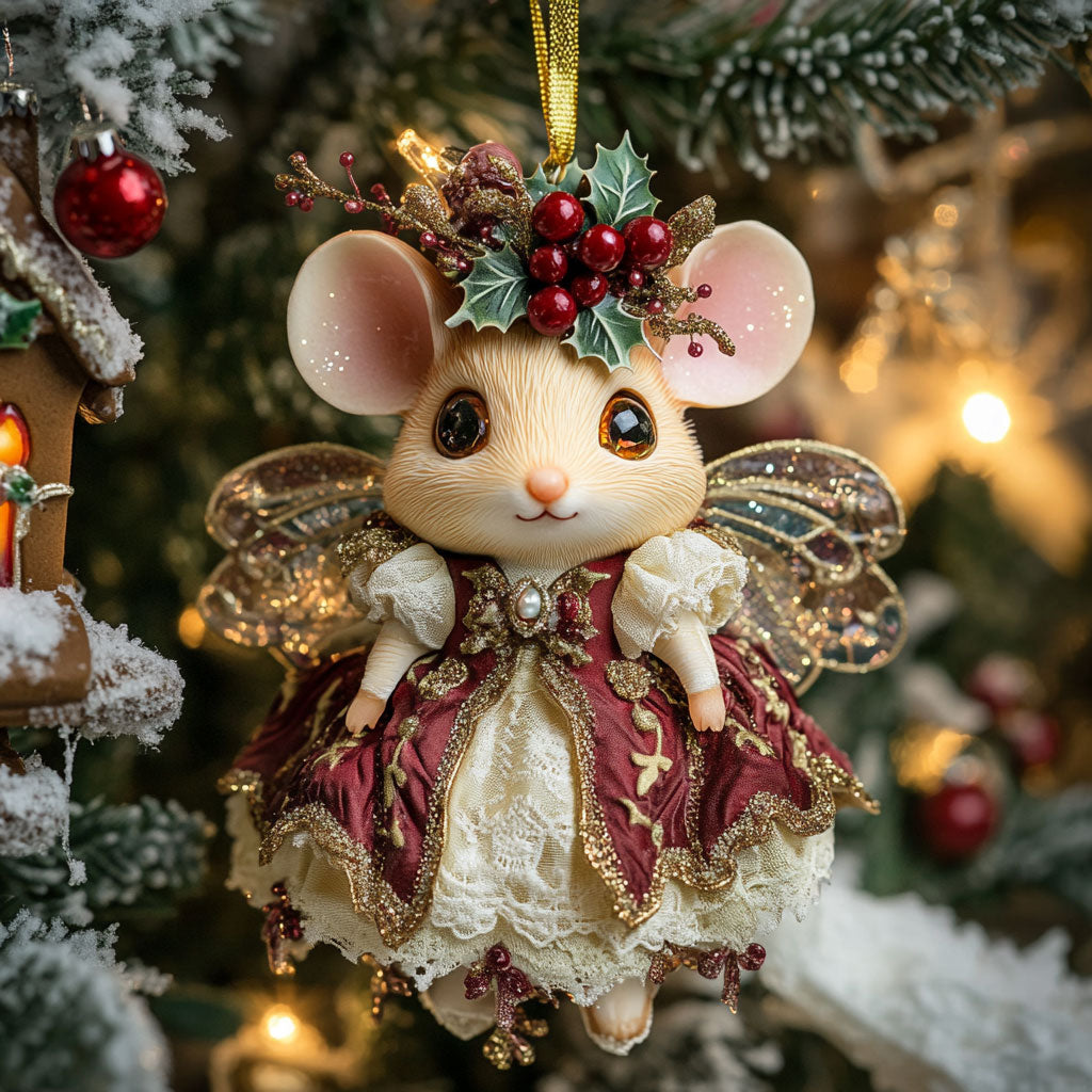 Fairy Mouse CW1511059CL Christmas Ornament
