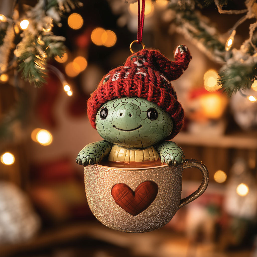 Turtle Cocoa Mug LT1610030CL Christmas Ornament