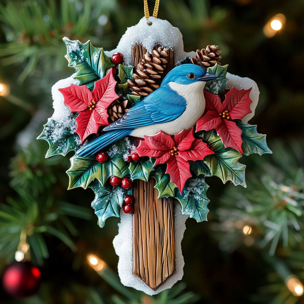 Christmas Bluebird WN2710005CL Christmas Ornament